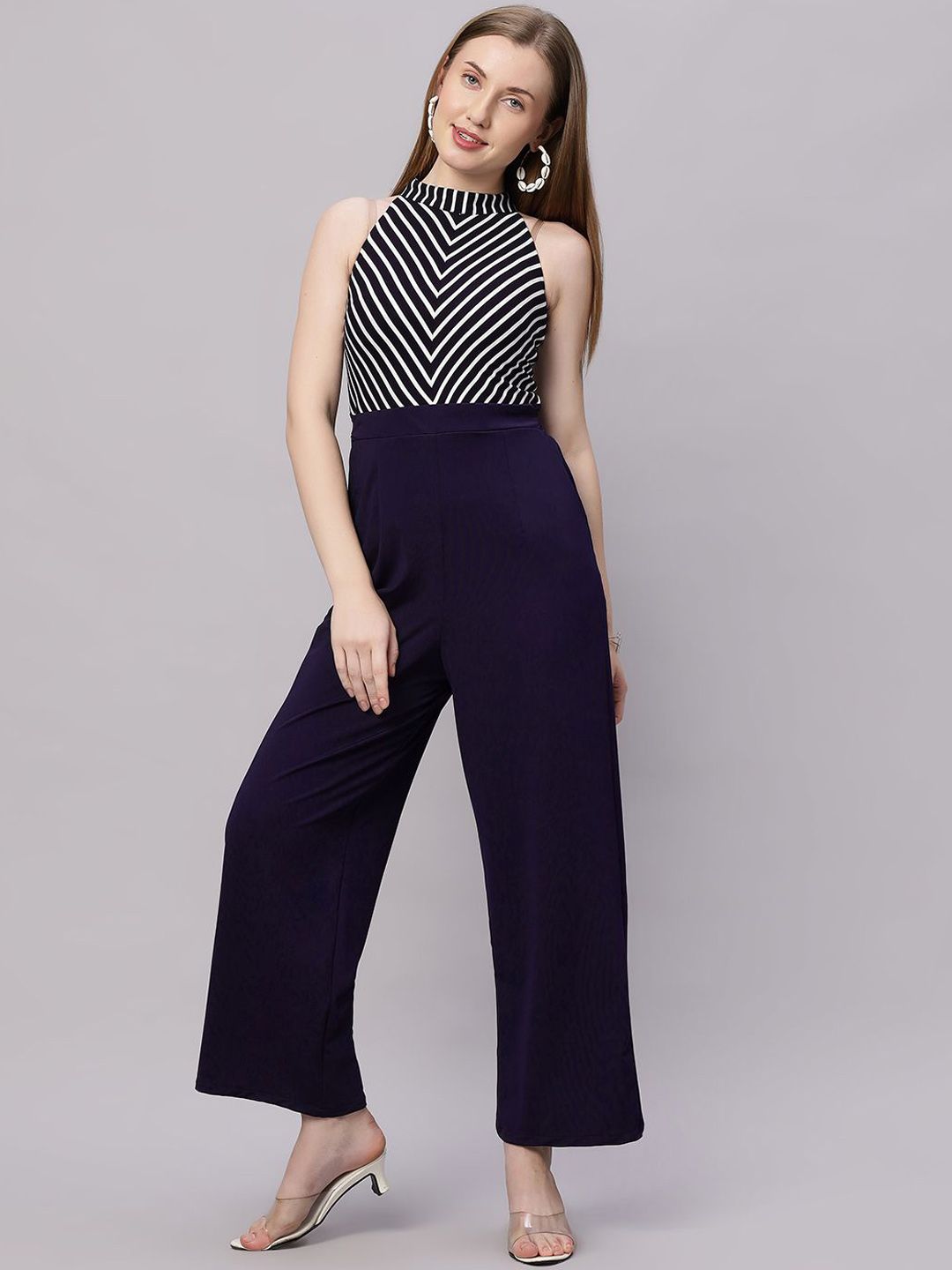 Elara Luxe Striped Basic Jumpsuit-picture-40
