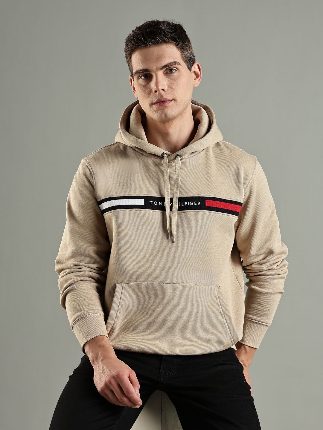 Tommy Hilfiger Europe Hooded Embroidered Logo Pullover Sweatshirt-picture-11