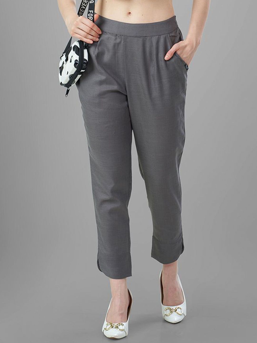 TITTLI Women Relaxed Straight Fit Trousers-picture-38