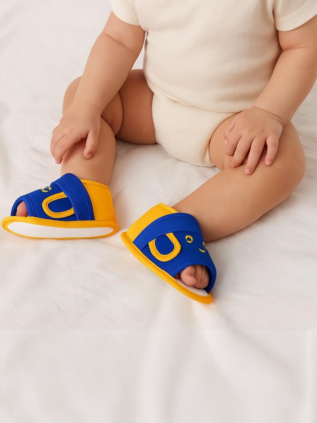 ONFEET Kids-Unisex Blue Cotton Booties-picture-21