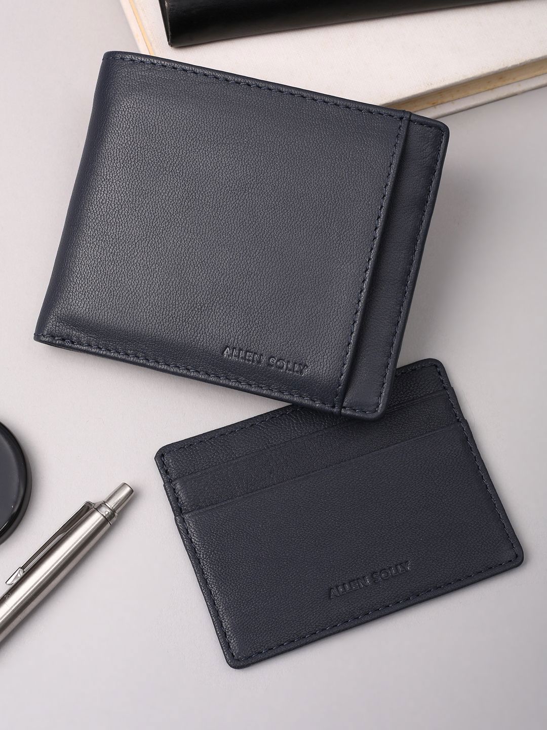 Allen Solly Men Leather Two Fold Wallet-image-18