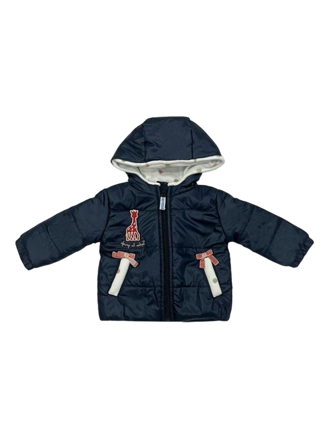 Sophie La Girafe Kids Hooded Puffer Jacket-image-0