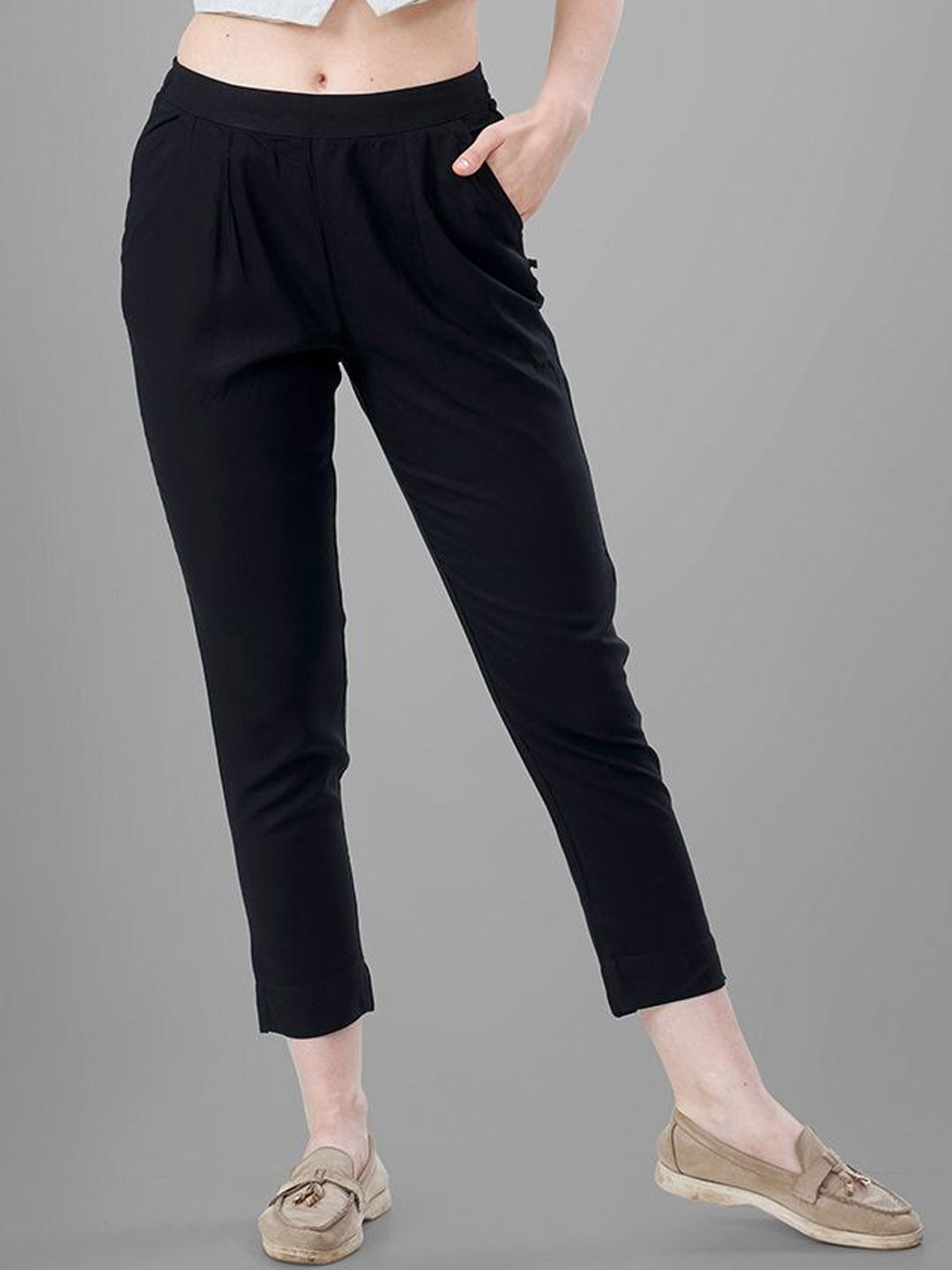 TITTLI Women Relaxed Straight Fit Trousers-picture-35