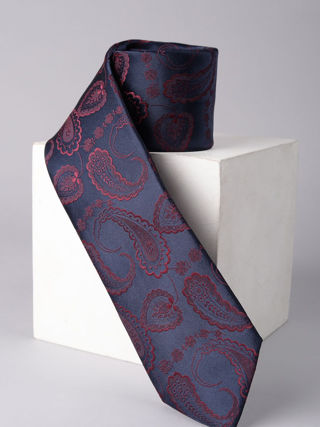 Louis Philippe Men Printed Broad Tie-picture-33