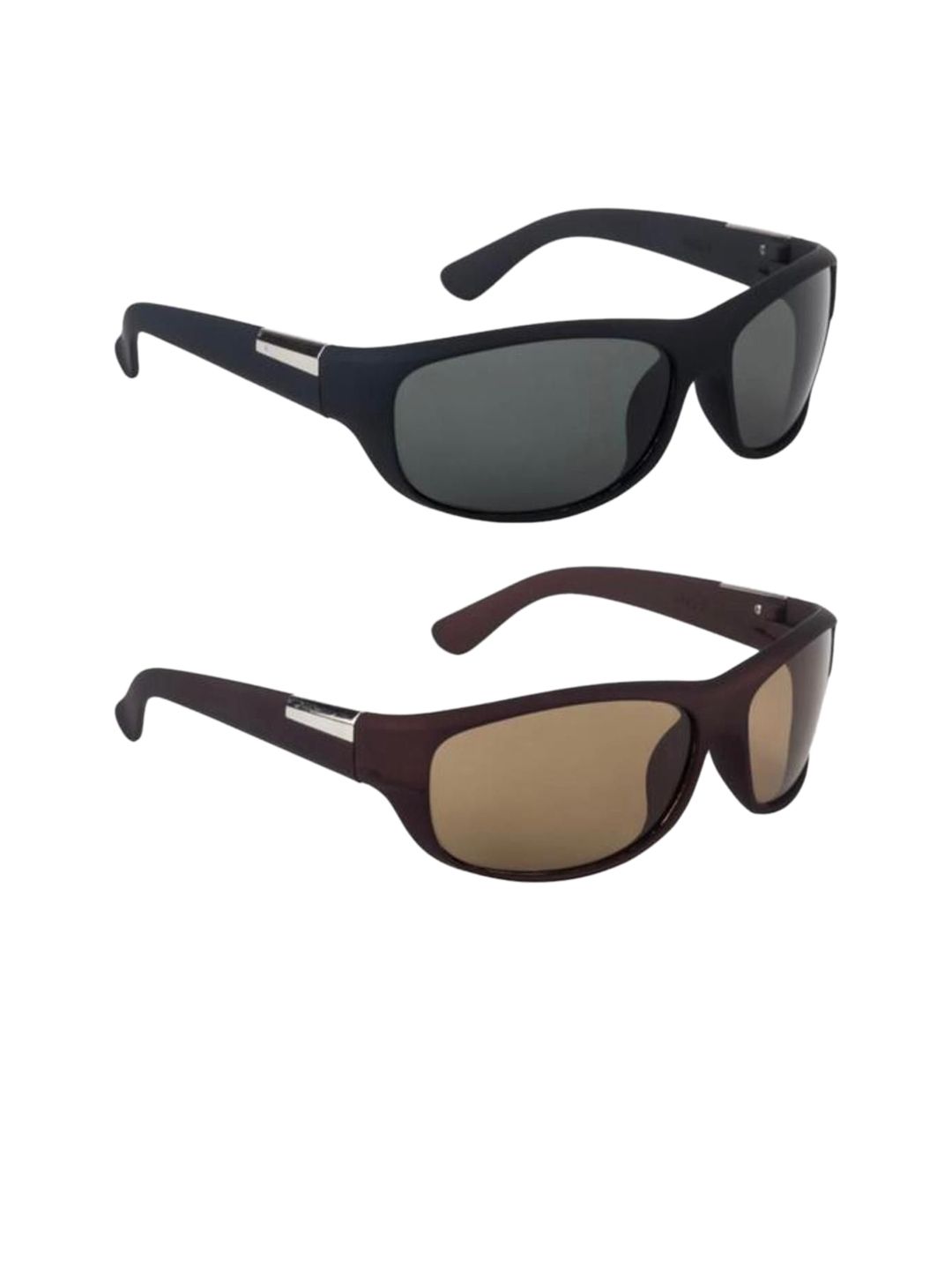 Fashion U Turn UV Protected Wayfarer Sunglasses Set Of 2-picture-22