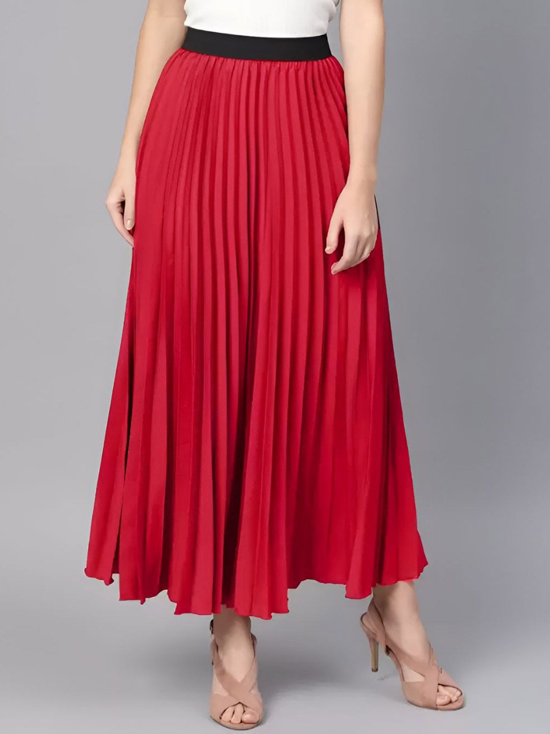 LookShine A-Line Maxi Skirt-image-27