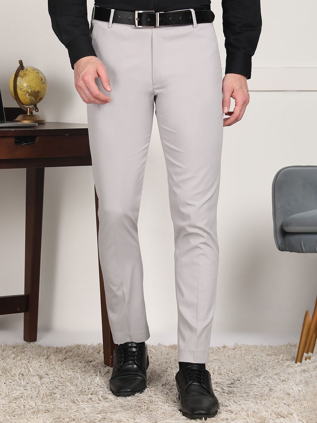 FUBAR Men Slim Fit Pleated Trousers-picture-38