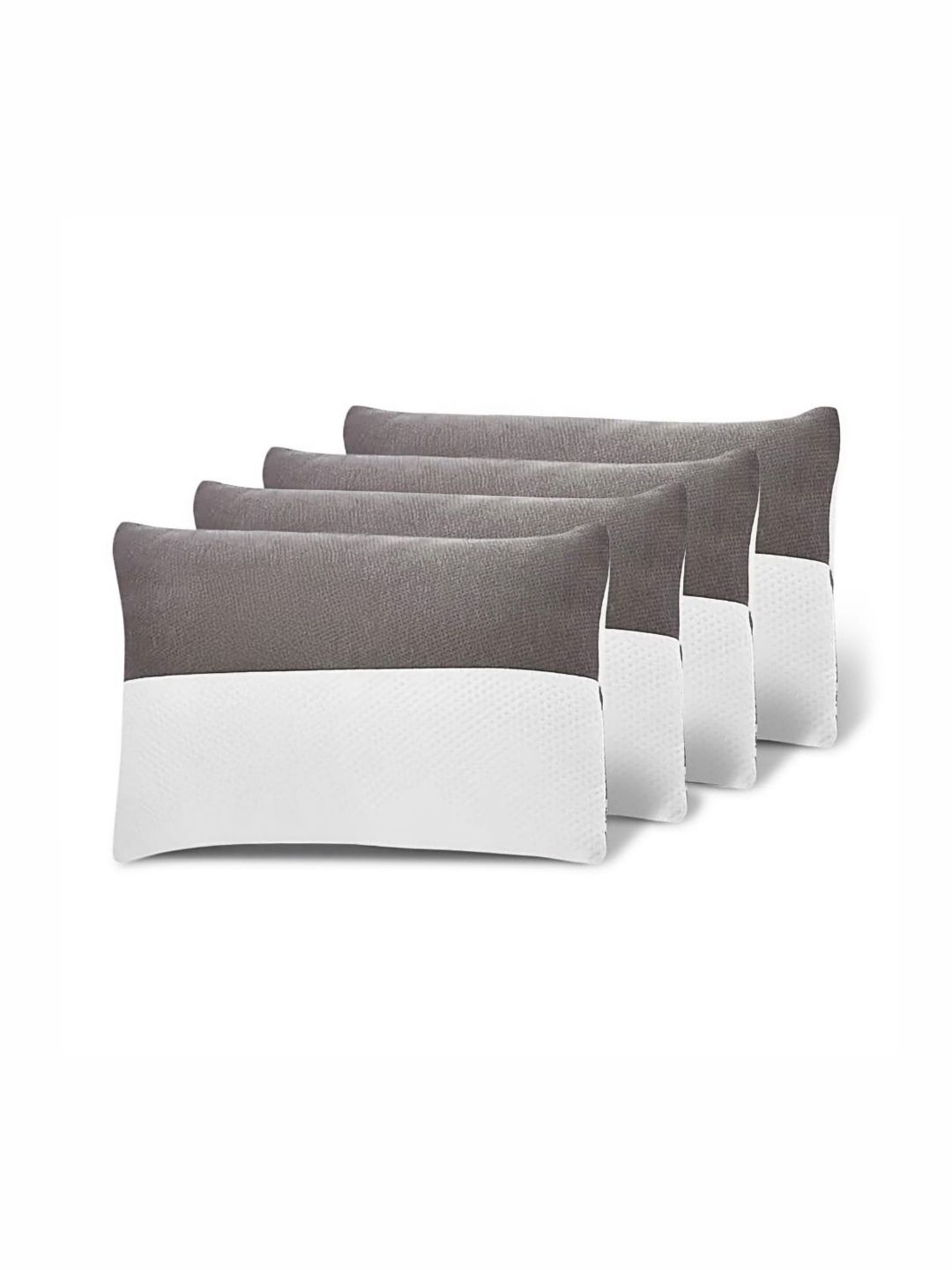 wakefit White 4 Piece Fibre Filled Polyester Sleep Pillow-image-33