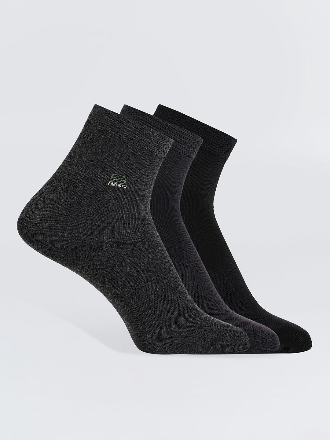Camey Men Pack Of 3 Assorted Ankle-Length Socks-picture-41