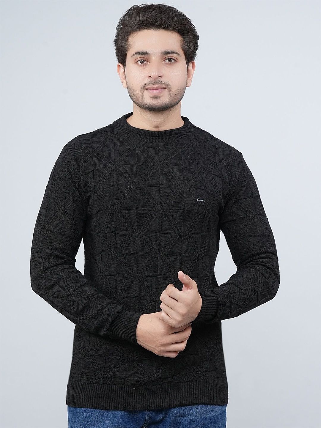 FEVERFEW Men Cable Knit Pullover-picture-53