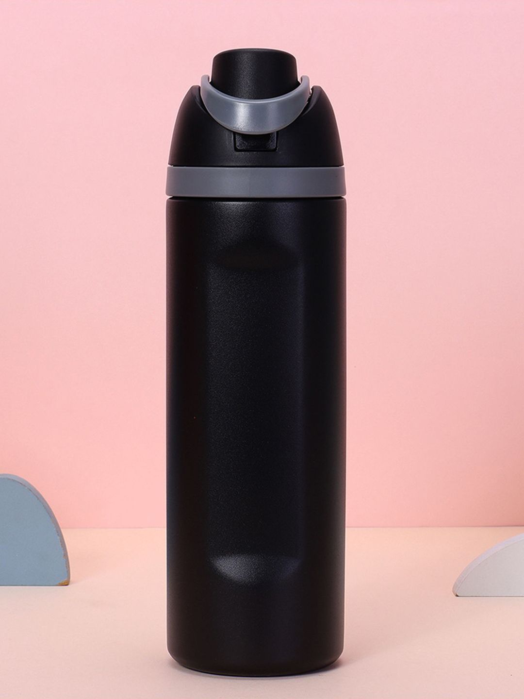 Little Surprise Box LLP Black Single Stainless Steel Colourblocked Water Bottle-picture-17