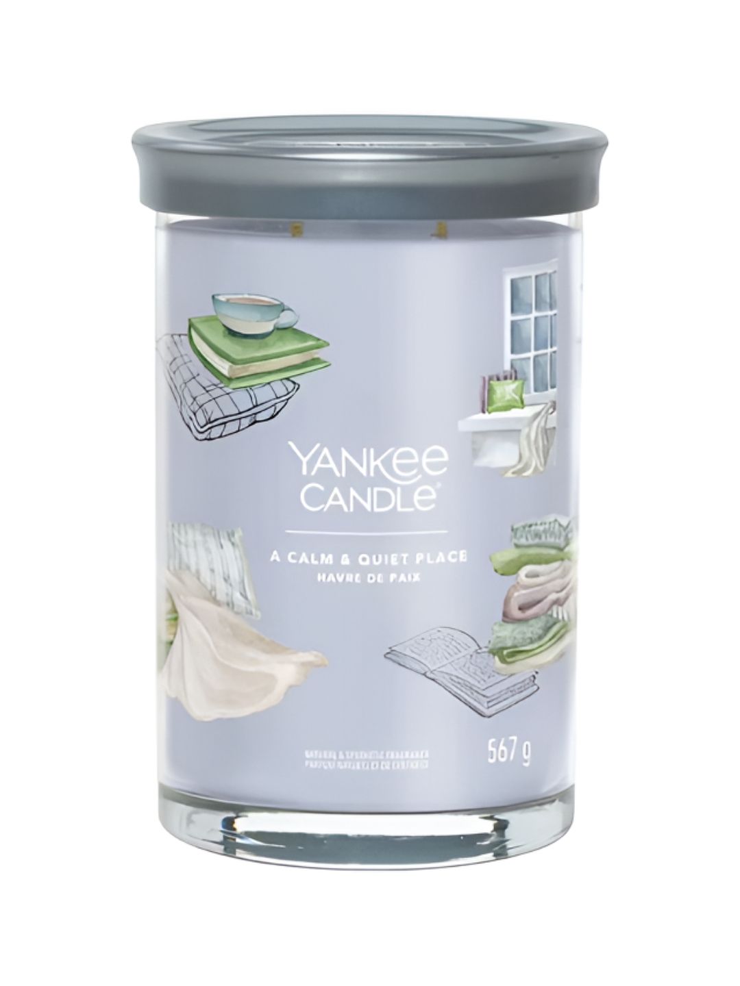 YANKEE CANDLE Blue 1 pieces Jar Candle-picture-19