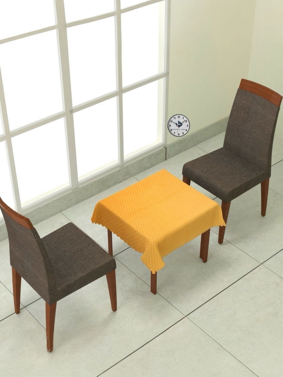 BIGGER FISH Yellow 2-Seater Table Cover-image-12