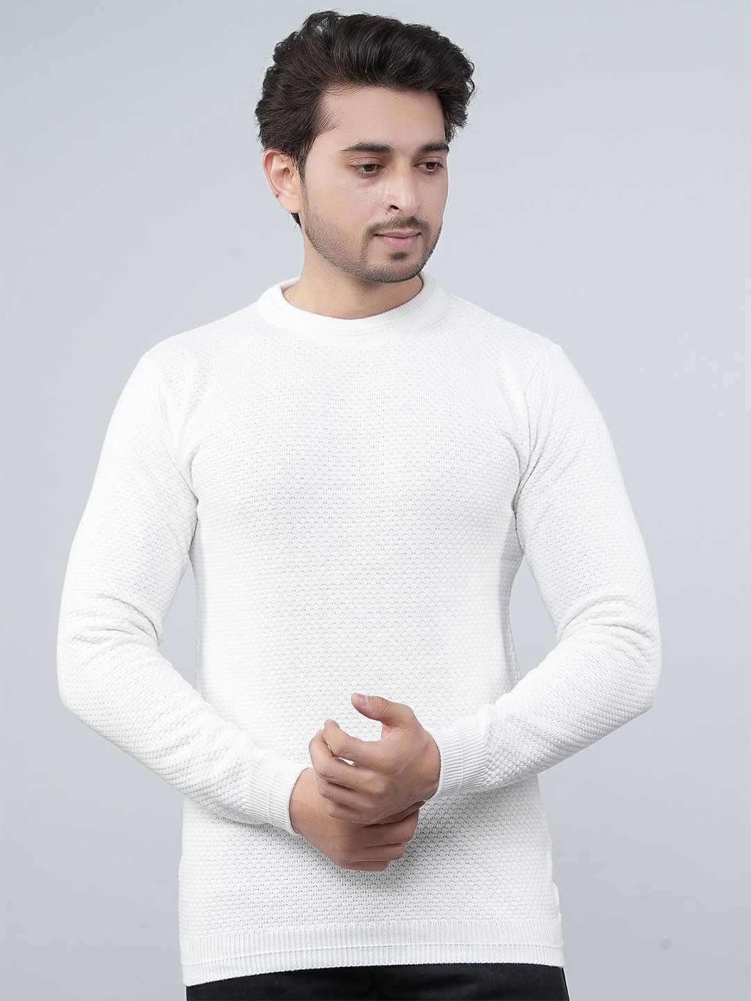FEVERFEW Men Cable Knit Pullover-picture-42