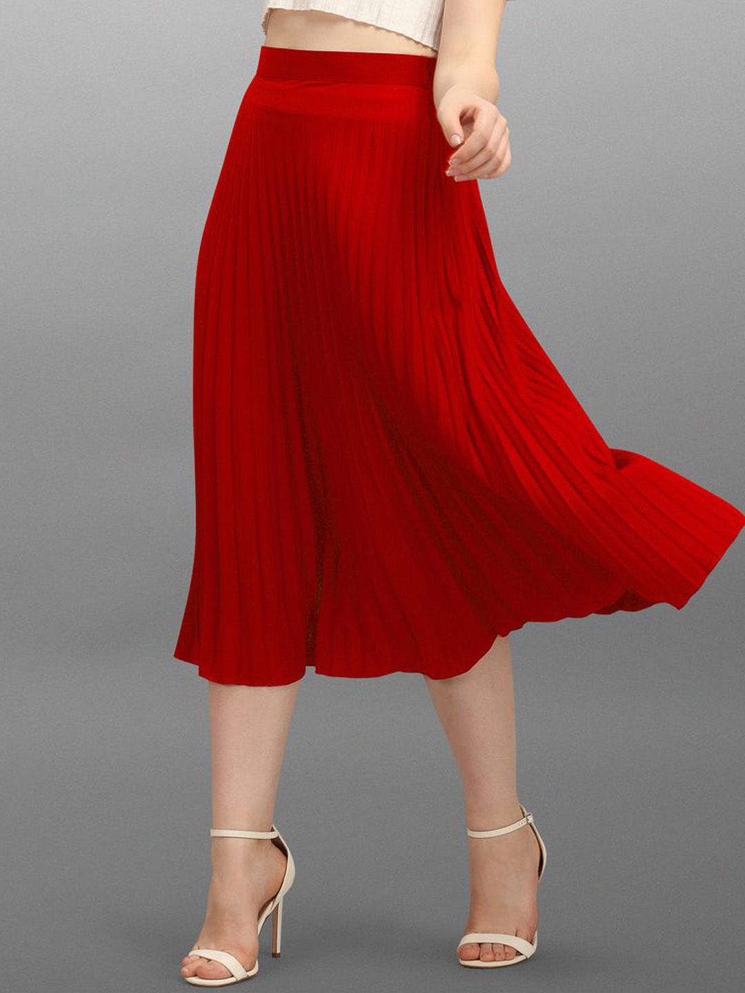 LookShine A-Line Midi Skirt-picture-14