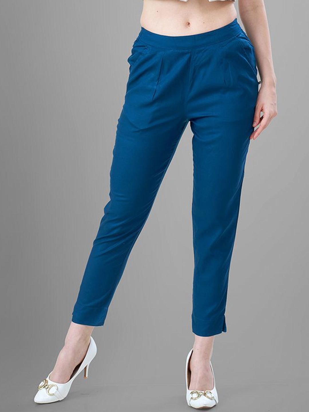 TITTLI Women Relaxed Straight Fit Mid-Rise Trousers-picture-27