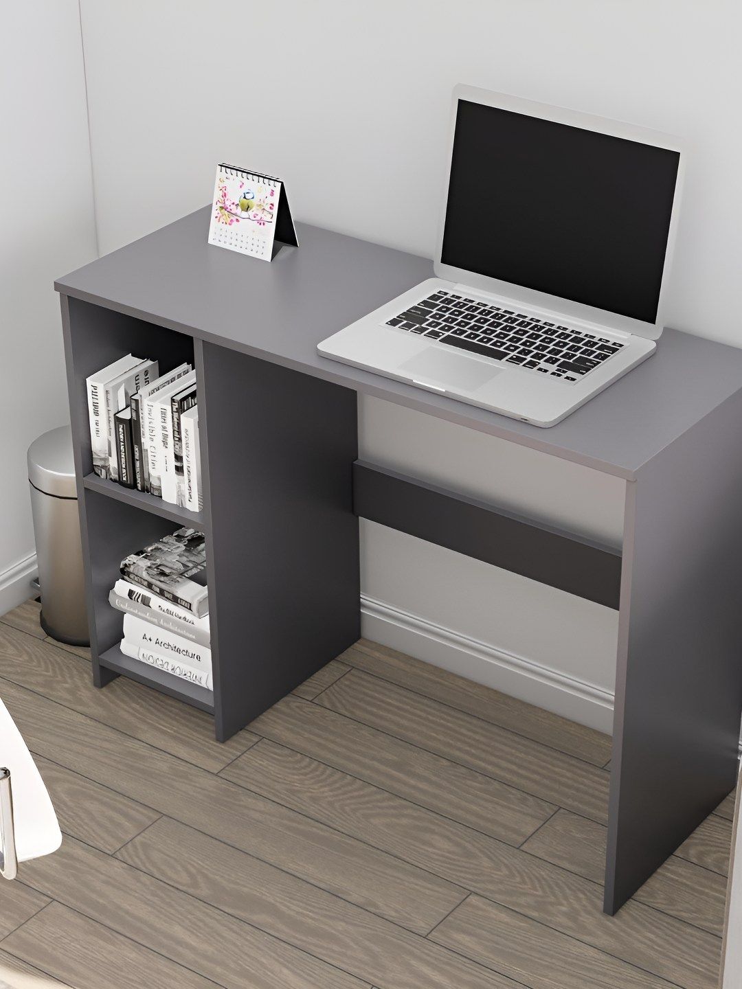 HEXA RED Grey Engineered Wood Study Table For Work From Home Students & Computer Table-picture-27