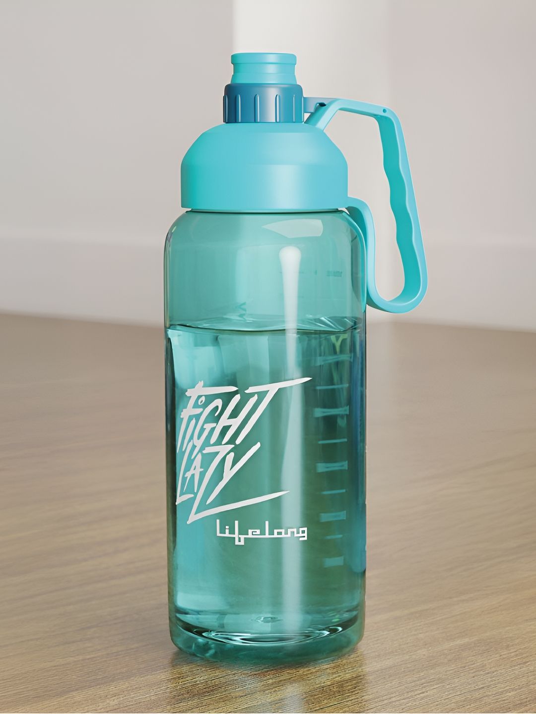 Lifelong Blue Single Plastic Printed Water Bottle