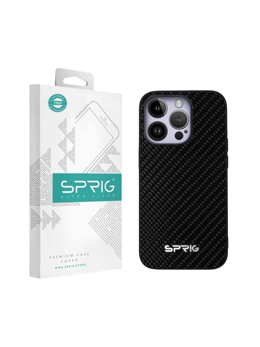 SPRIG Solid Printed iPhone 14 Pro Max Back Case Mobile Accessories-picture-52