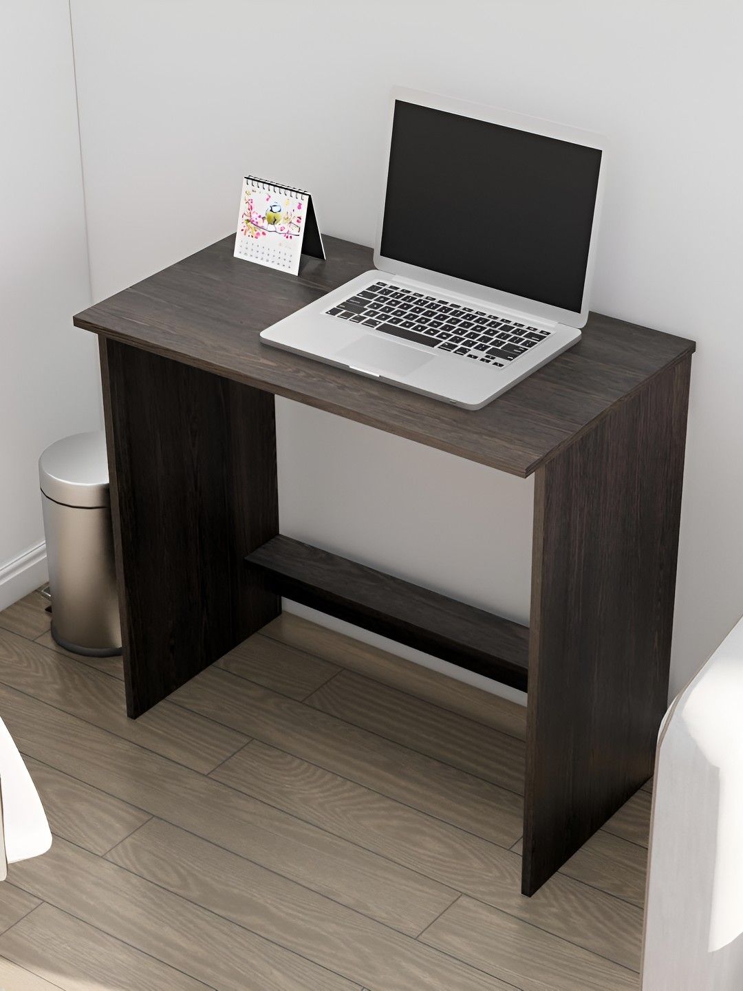 HEXA RED Brown Engineered Wood Study Table For Work From Home Students & Computer Table-picture-38