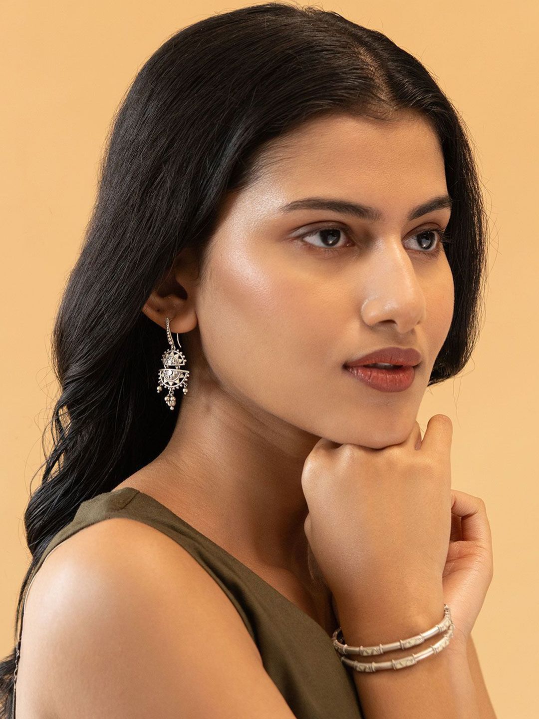 SHAYA Contemporary Jhumkas Earrings-picture-58