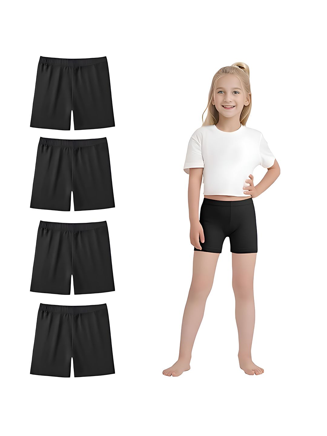 Lenam Girls Cycling Shorts-picture-17