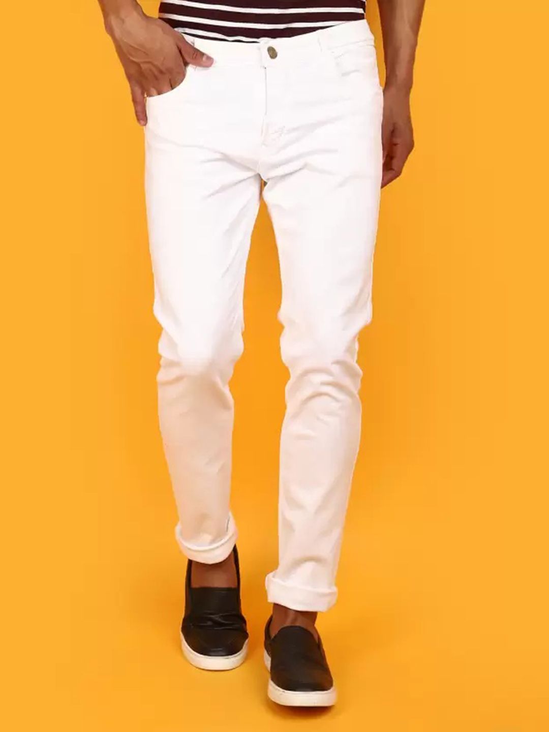 COMFITS Men Classic Straight Fit Low Distress Jeans-image-38