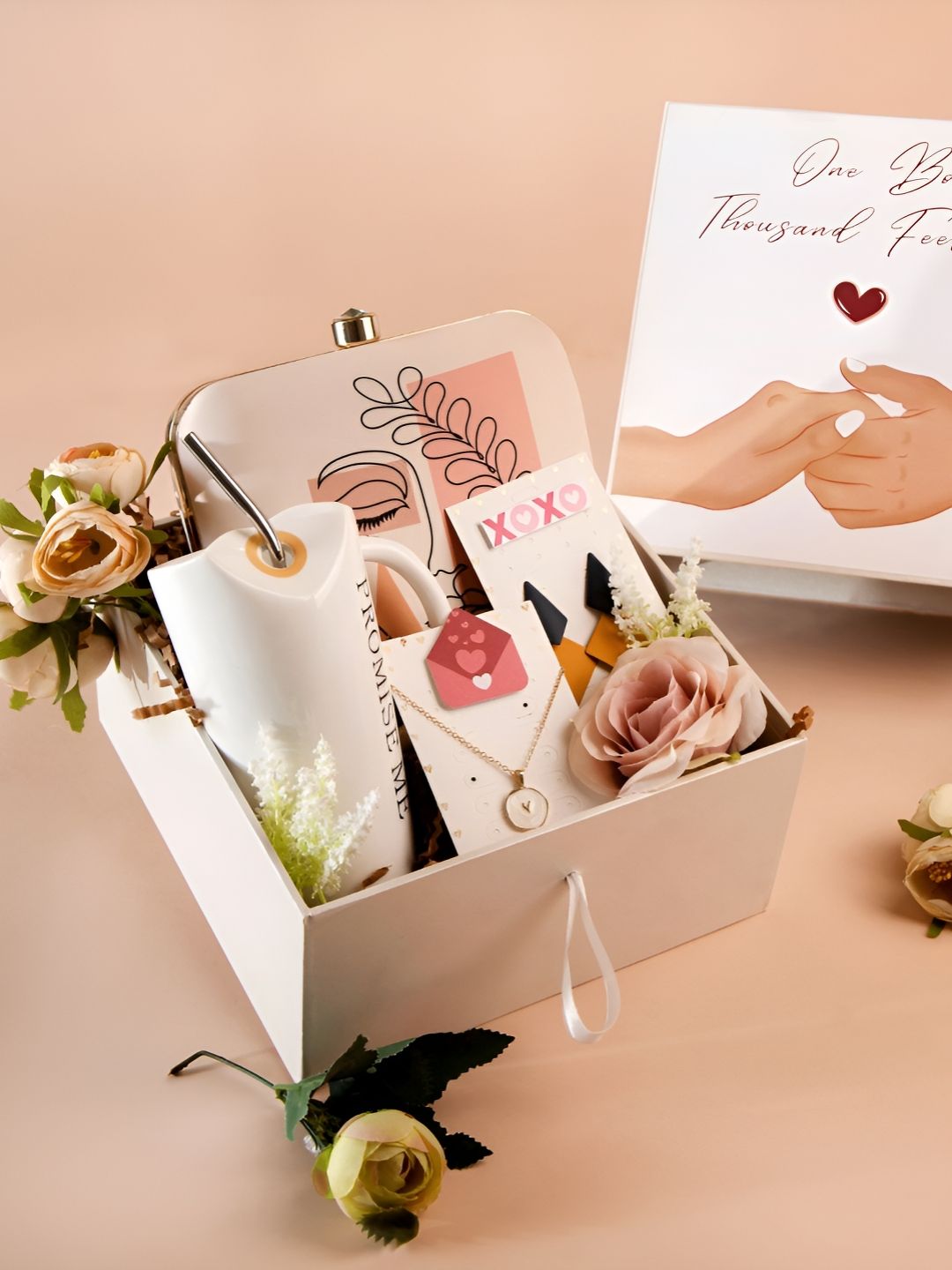 Giftcarnation White Gift Hamper for Her-image-4