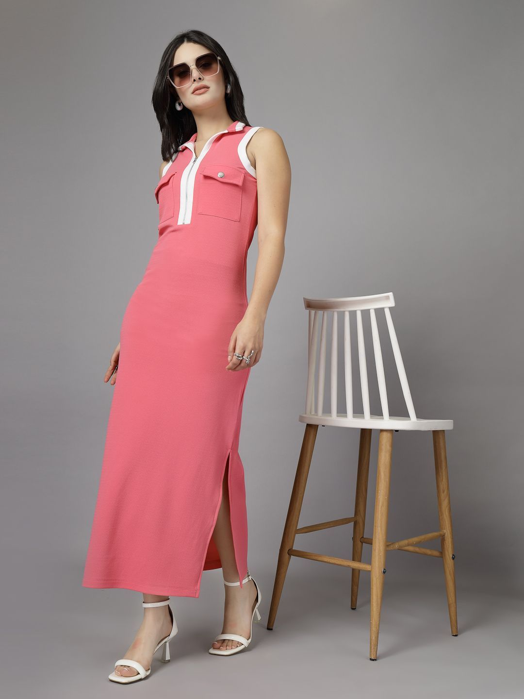 STYLECAST X KASSUALLY Bodycon Midi Dress-picture-21