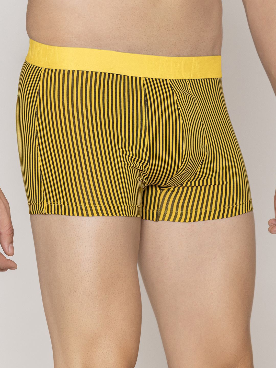 John Players Striped Mid Rise Short Trunk JTK048M07S