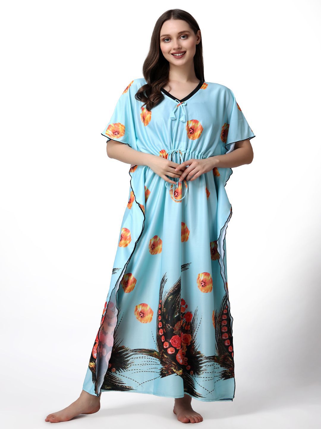 CHUI MUI Printed Maxi Nightdress-image-20