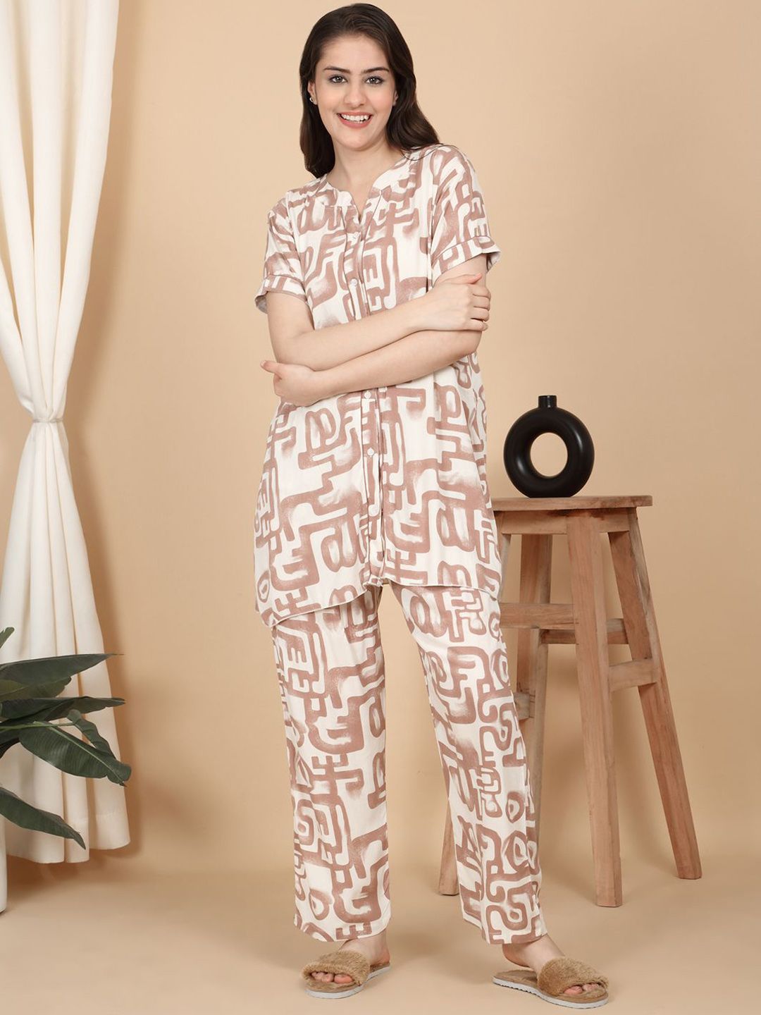 Sweet Dreams Women Printed Night suit