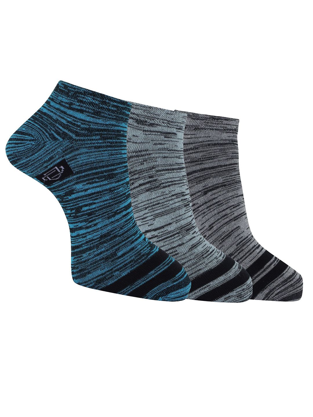 Dollar Men Pack Of 3 Patterned Ankle-Length Socks-picture-33