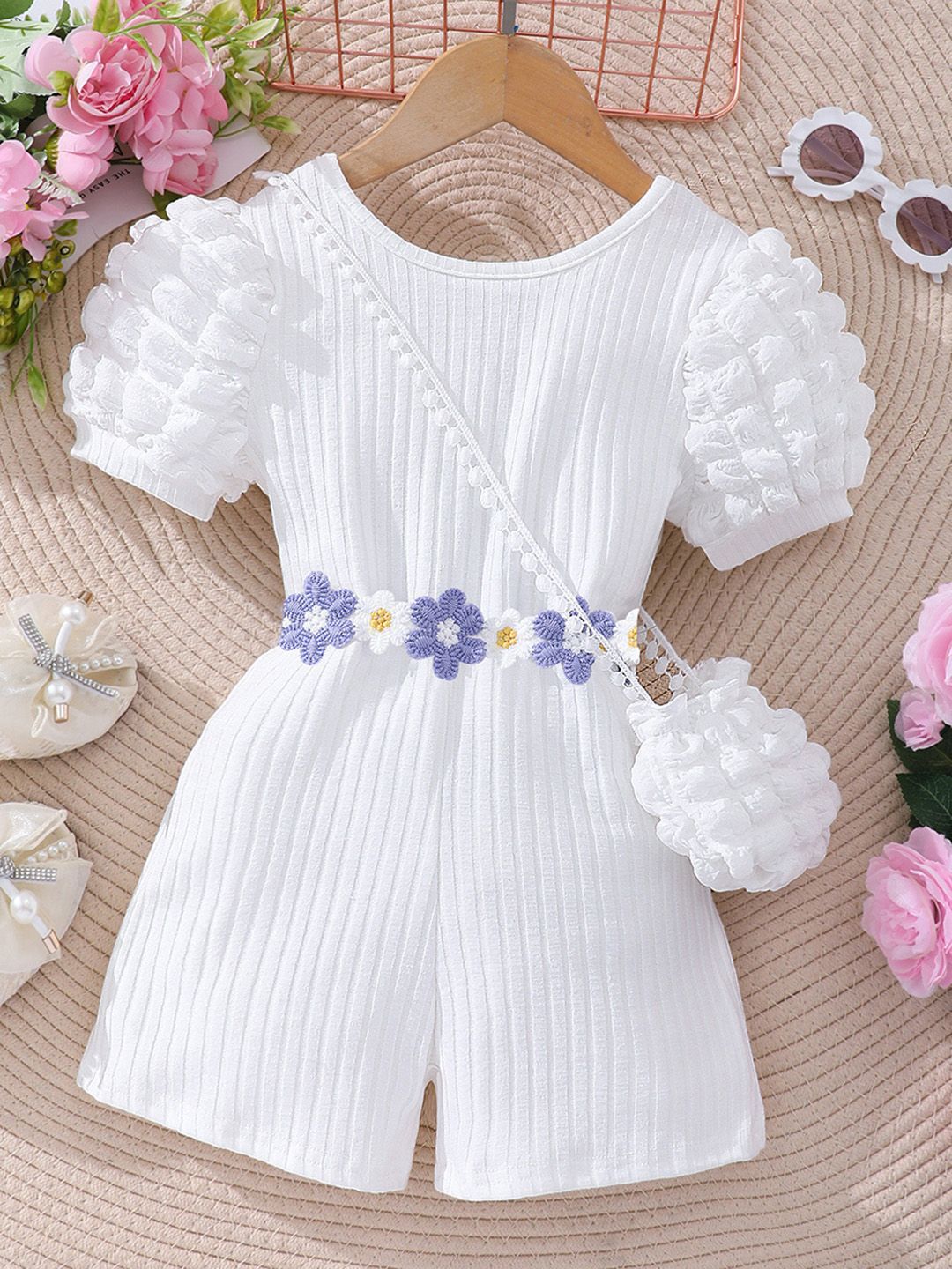 INCLUD Girls Basic Jumpsuit with Sling Bag-picture-16