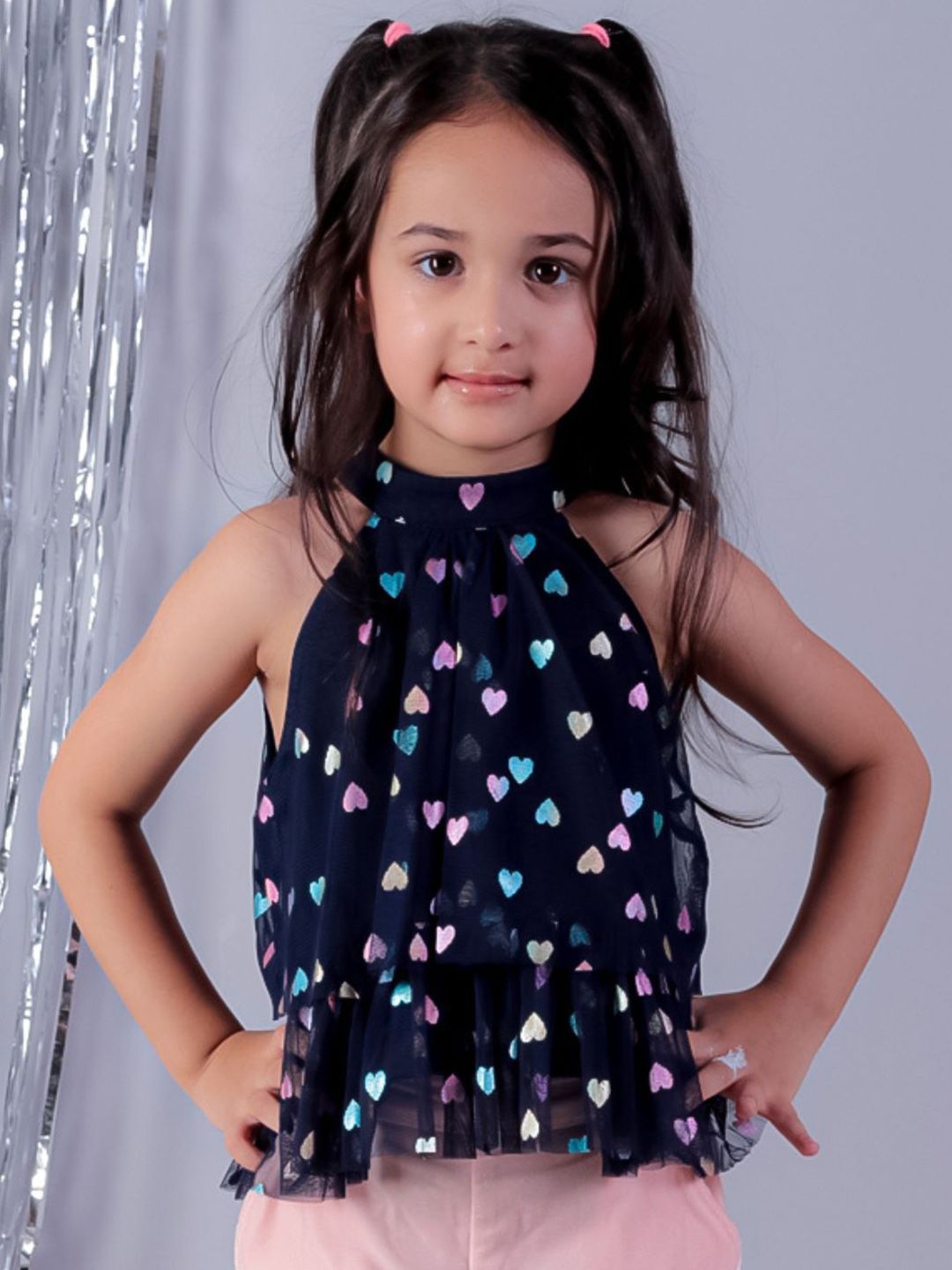 LIL DRAMA Girls Printed Round Neck Regular Top-picture-27