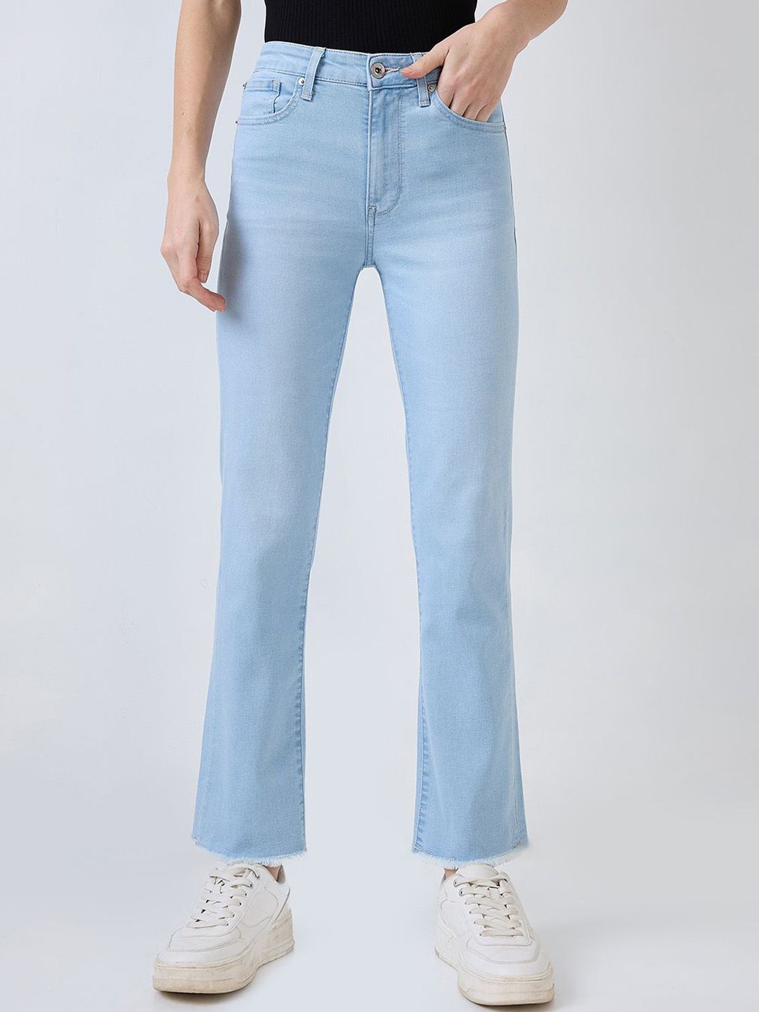 SPYKAR Women Slim Fit Clean Look Mid-Rise Jeans-picture-10