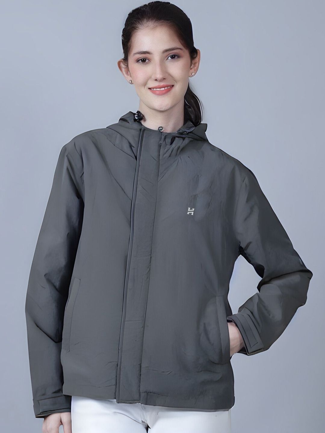 HOUSE OF VEDAS Waterproof Hooded Rain Jacket-picture-48