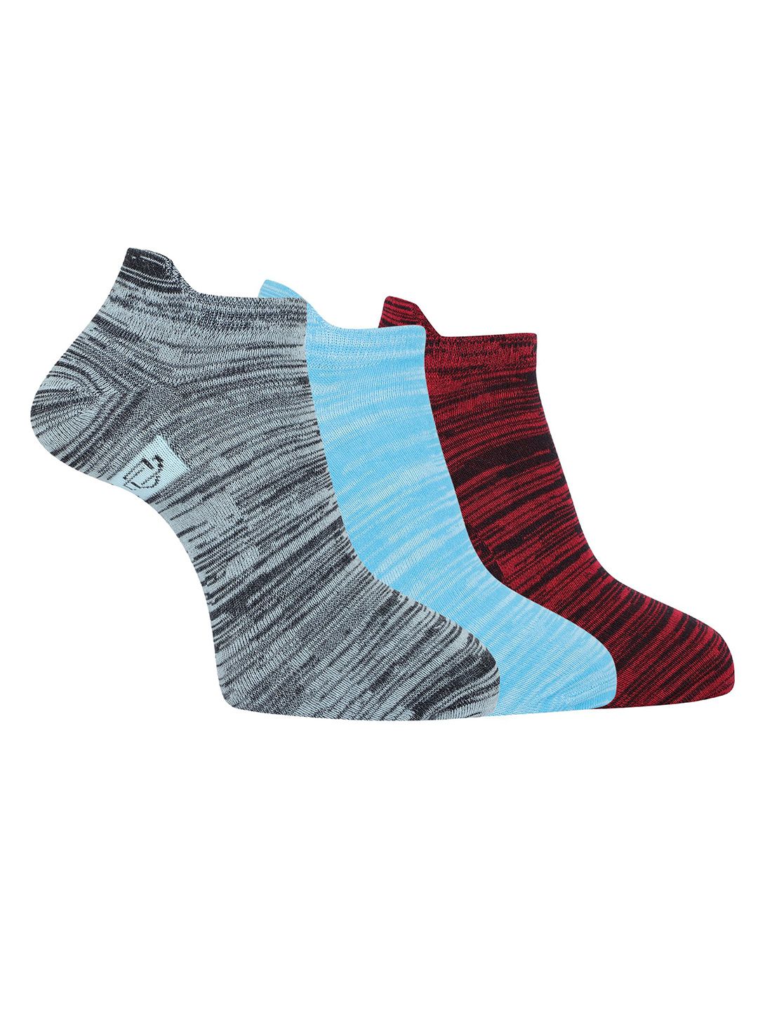 Dollar Men Pack Of 3 Striped Ankle Length Socks-picture-36