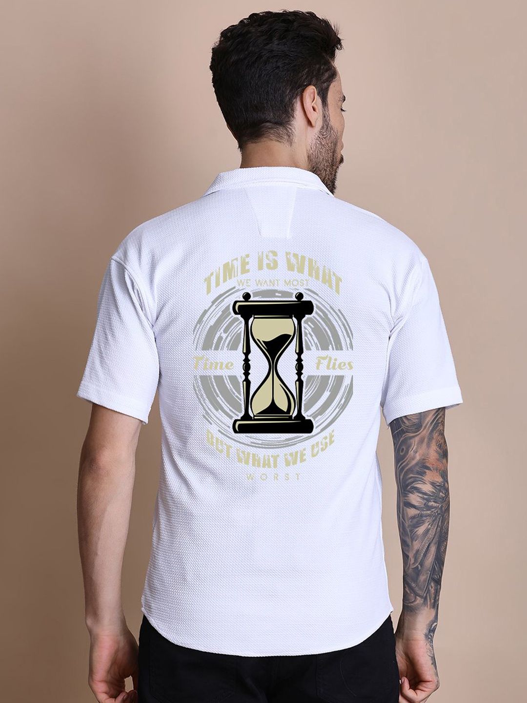 Fesner Men Comfort Relaxed Fit Cuban Collar Graphic Printed Casual Shirt-picture-15