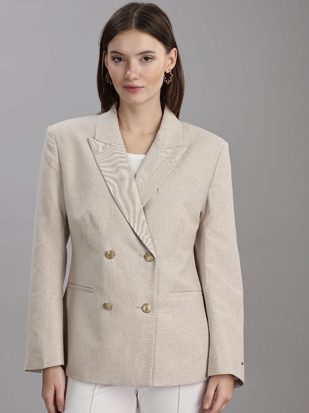 Tommy Hilfiger Slim Fit Single Breasted Notched Lapel Collar Casual Blazer-picture-13