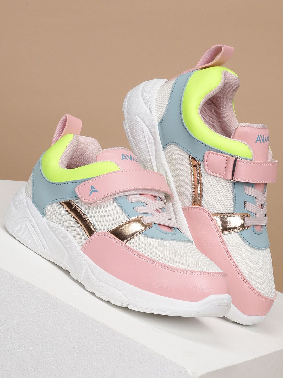 AVANT Unisex Kids Colourblocked PU Sneakers-image-40