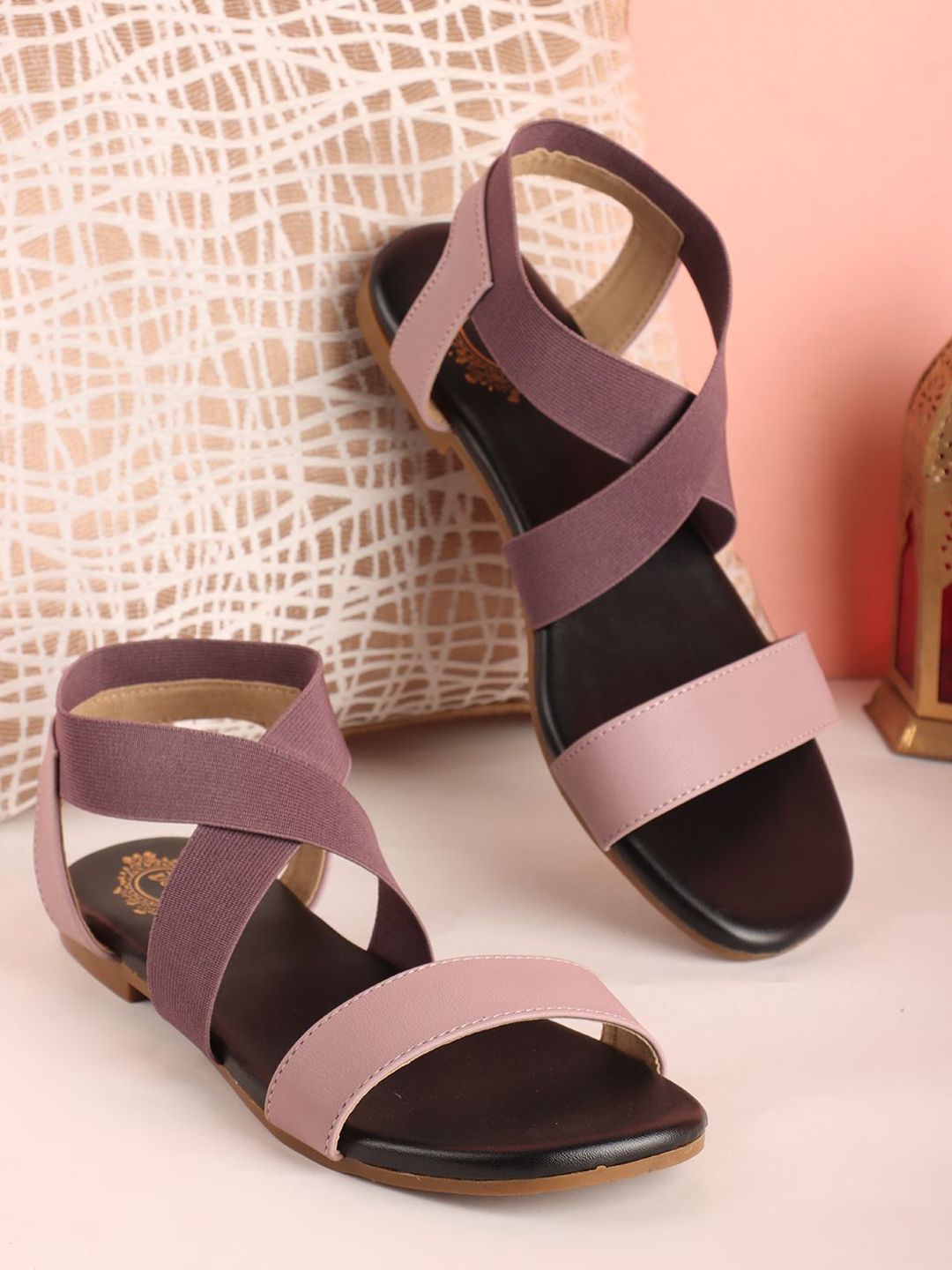 Denill Women Backstrap Open Toe Flats-picture-51