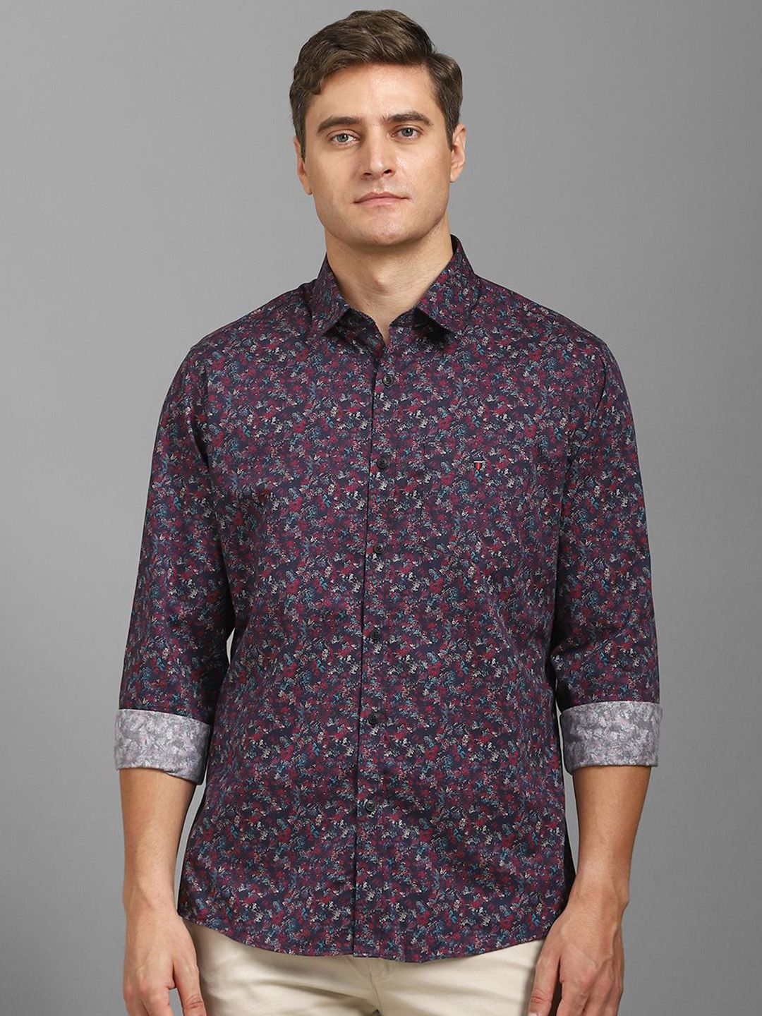 Louis Philippe Sport Men Slim Fit Abstract Printed Cotton Casual Shirt-picture-36