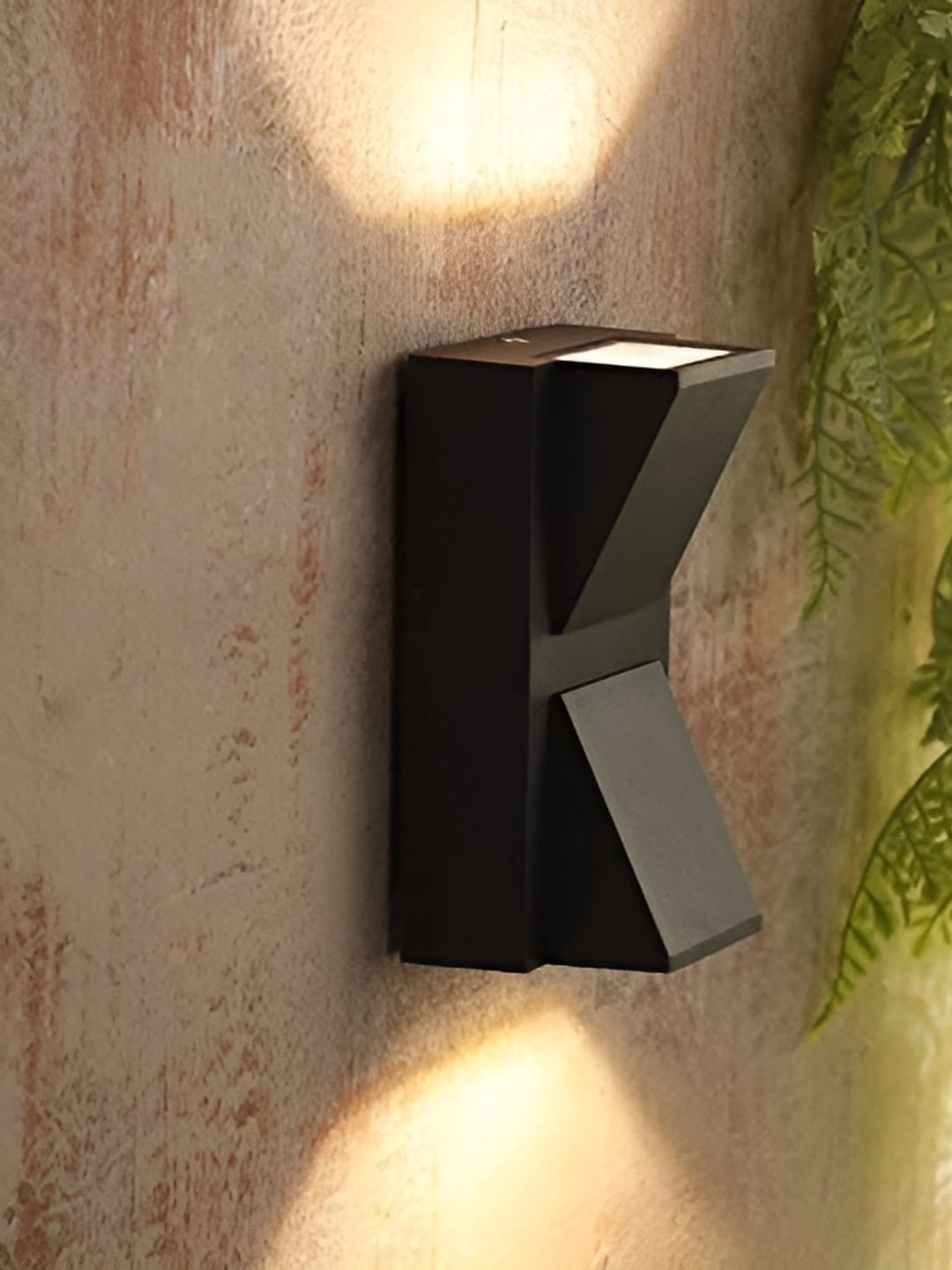KINIS Black & Yellow Acrylic Abstract Shaped Shaped Wall Lamp-picture-33