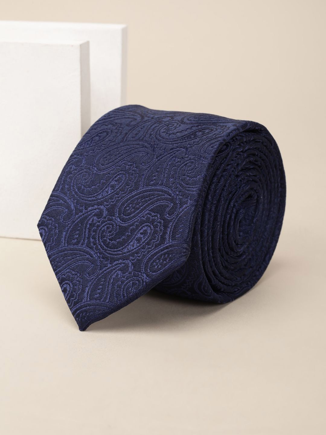 Louis Philippe Men Embroidered Fashion Tie-picture-42