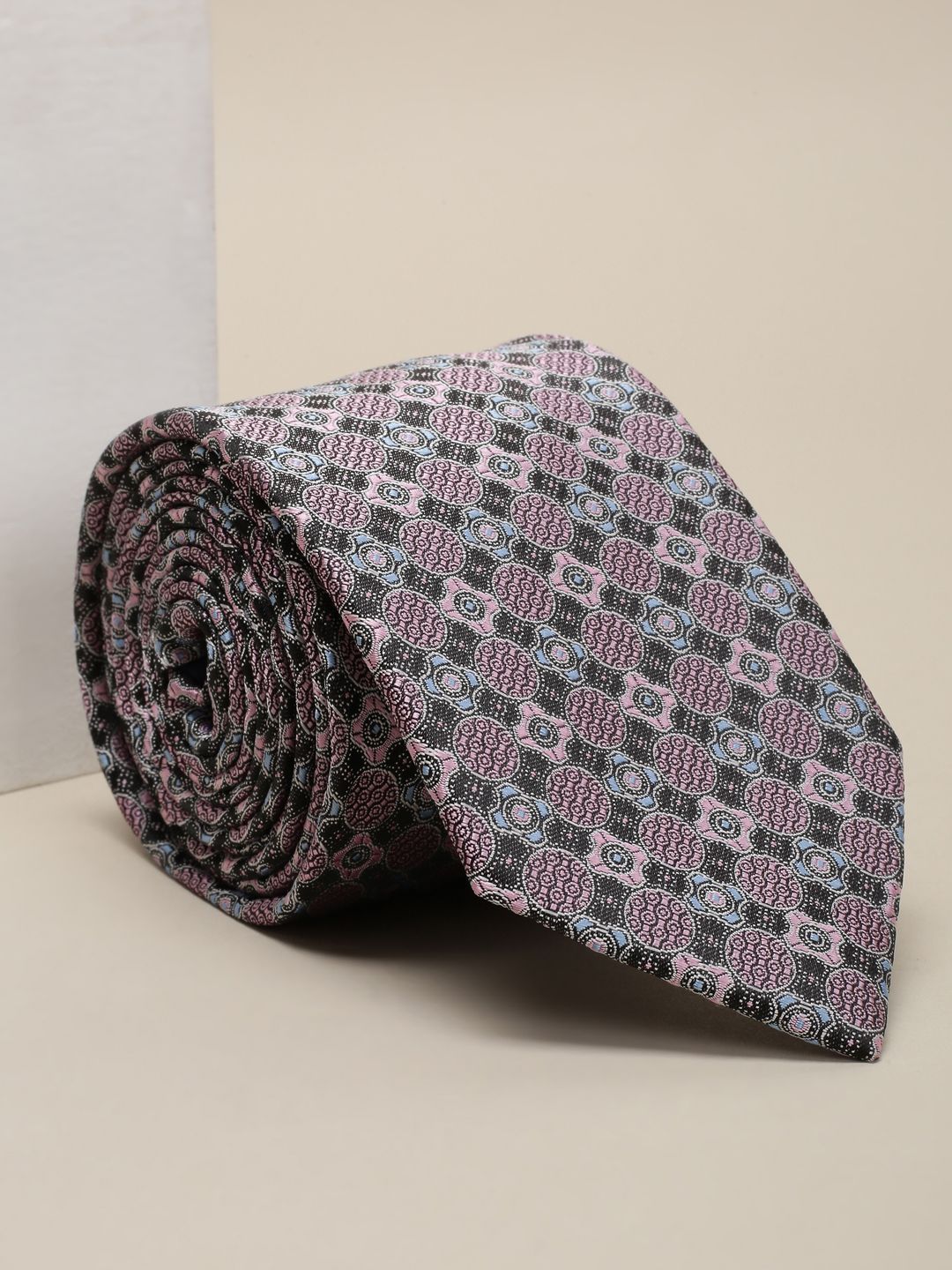 Louis Philippe Men Woven Design Broad Tie-picture-19