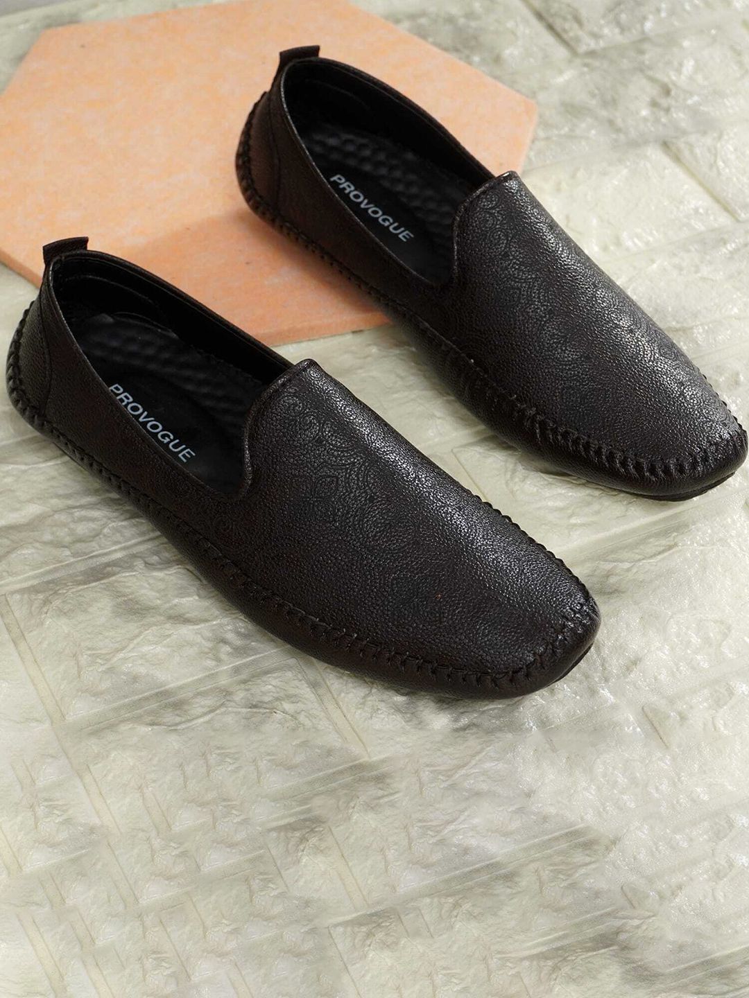 Provogue Men Textured Loafers-image-8