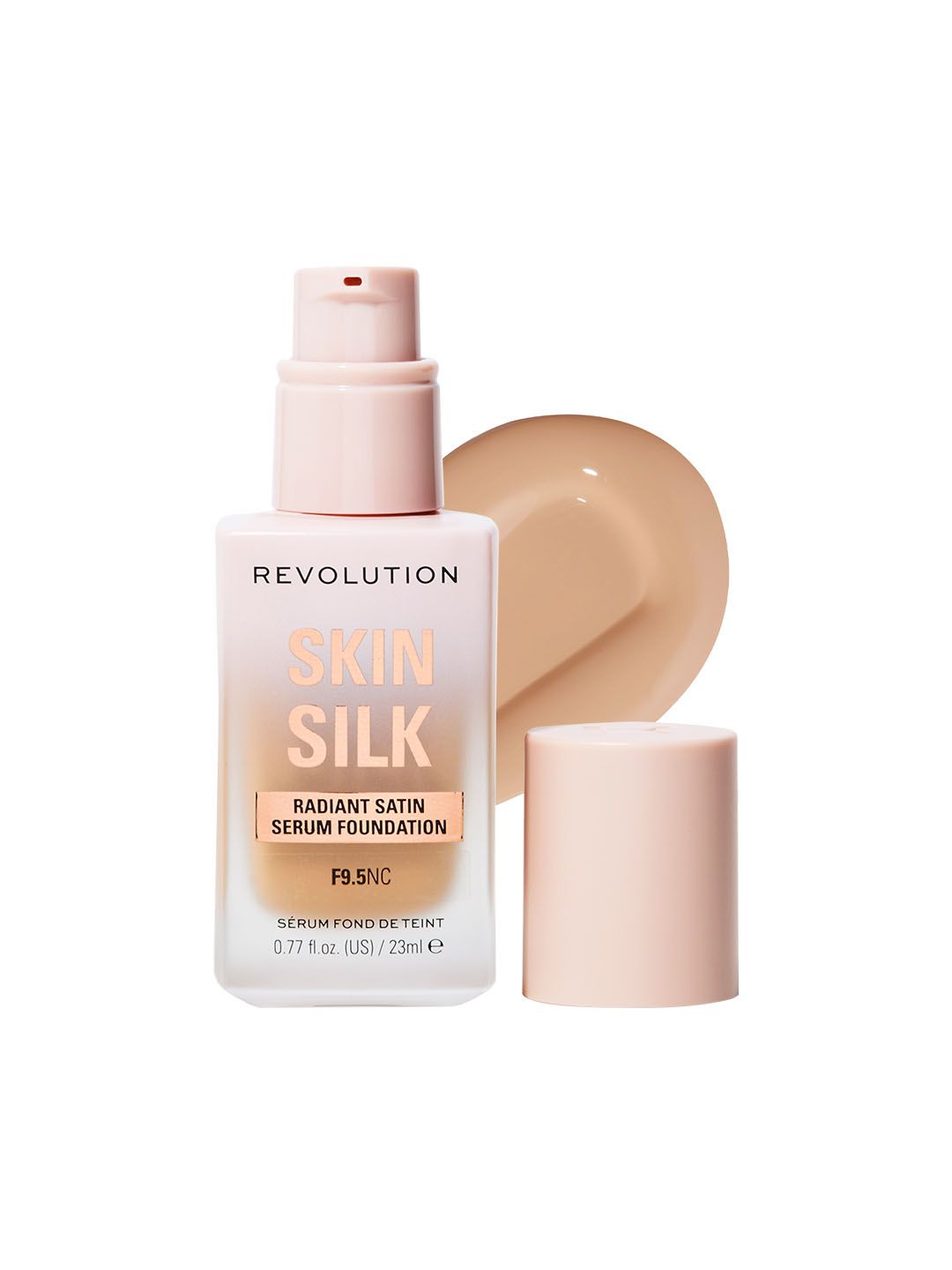 Makeup Revolution London Skin Silk Radiant Satin Serum Foundation 23ml - F9.5NC-image-24