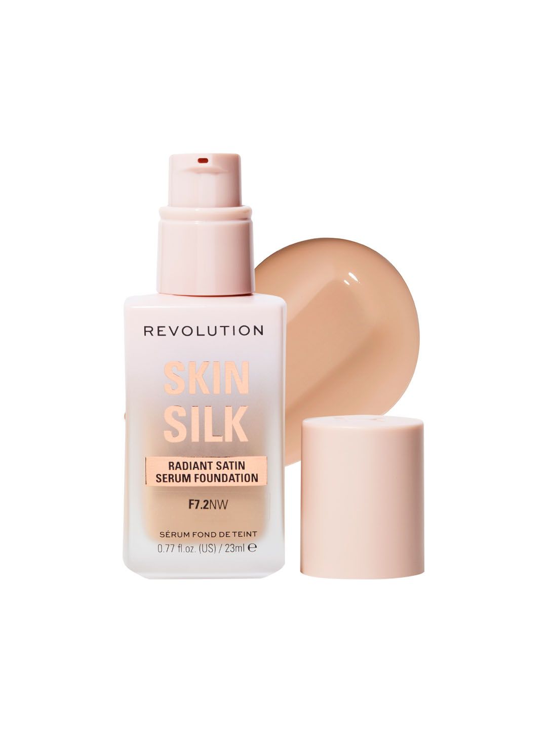 Makeup Revolution London Skin Silk Radiant Satin Serum Foundation 23ml - F7.2NW-image-22