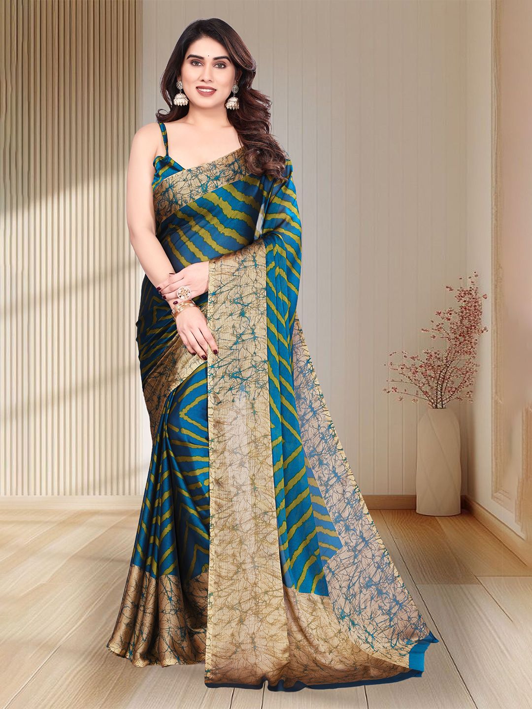 SUPERLAXMI Leheriya Printed Saree-picture-41